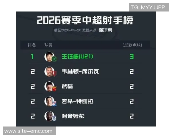 中超年度最佳球员候选名单揭晓瓦科王钰栋莱昂纳多入围克雷桑未获提名